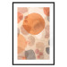 Poster Amber Kaleidoscope - abstract texture of geometric figures 129806 additionalThumb 17