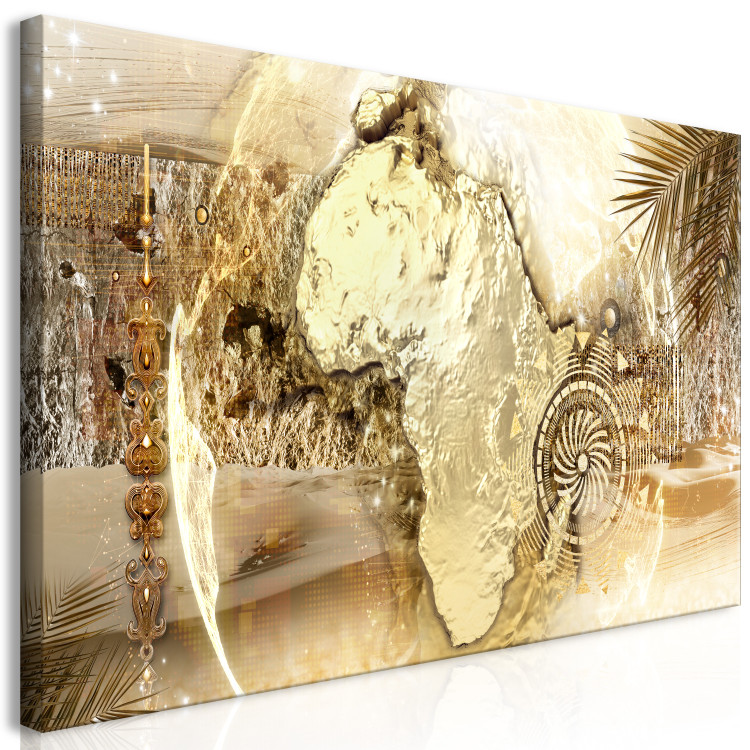 Large canvas print Golden Continent II [Large Format] 130306 additionalImage 2