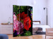 Room Separator Summer Evening - bouquet of colorful flowers on a solid black background 133906 additionalThumb 2