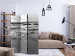 Room Divider Subtle Afternoon - black and white seascape landscape with waves 134106 additionalThumb 4