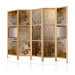 Room Divider Screen Klimt's Golden Tree II (5-piece) - elegant plant abstraction 134306 additionalThumb 5