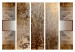 Room Divider Screen Klimt's Golden Tree II (5-piece) - elegant plant abstraction 134306 additionalThumb 7