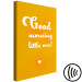 Canvas Print Nice greeting - white lettering in English Good Morning Little One 135706 additionalThumb 6