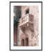 Wall Poster Juliet's Balcony - architecture of red bricks against the backdrop of an Italian town 135906 additionalThumb 15