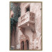 Wall Poster Juliet's Balcony - architecture of red bricks against the backdrop of an Italian town 135906 additionalThumb 19