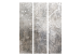Room Divider Screen Bright Branching (3-piece) - abstraction in white and gray plants 136106 additionalThumb 3
