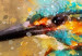 Poster Bird Watcher - colorful composition with a small bird 137006 additionalThumb 4