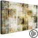 Canvas Cyberspace (1-piece) Wide - abstract dark texture 137306 additionalThumb 6