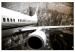 Large canvas print Airplane Take Off [Large Format] 137606