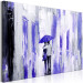 Canvas Lovers Together (1-piece) Wide - romantic landscape in the rain 138406 additionalThumb 2