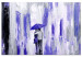 Canvas Lovers Together (1-piece) Wide - romantic landscape in the rain 138406