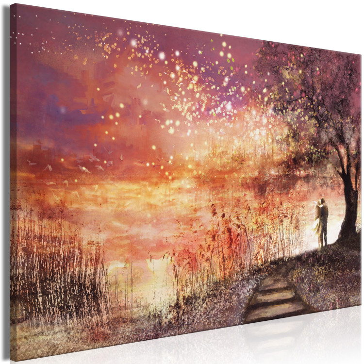 Canvas Moments Together (1-piece) Wide - romantic love-filled landscape 142506 additionalImage 2