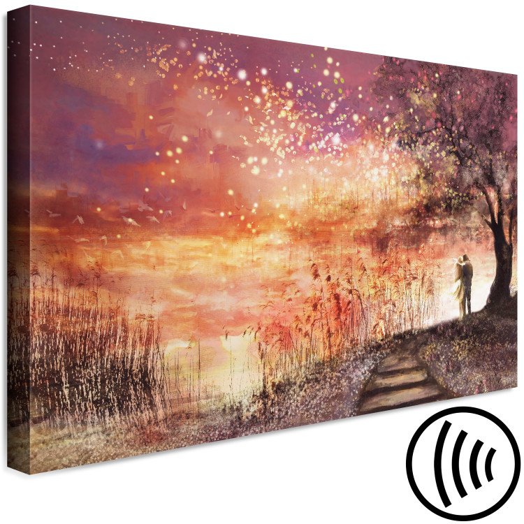 Canvas Moments Together (1-piece) Wide - romantic love-filled landscape 142506 additionalImage 6