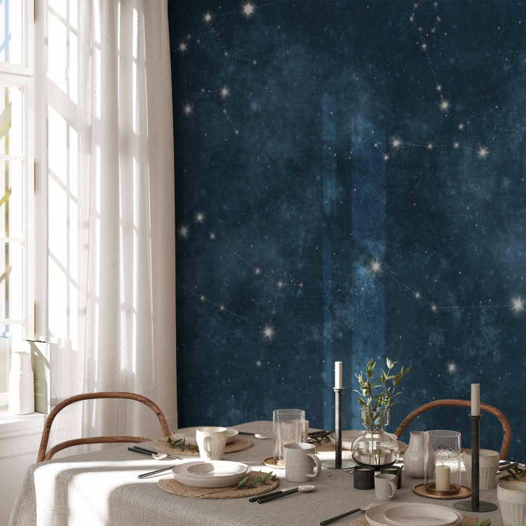 Photo Wallpaper Stars - Constellations of the Signs of the Zodiac in the Navy Blue Space 145306 additionalImage 7