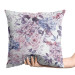 Decorative Velor Pillow Spring arrangement - flowers in shades of pink and blue 147206 additionalThumb 2