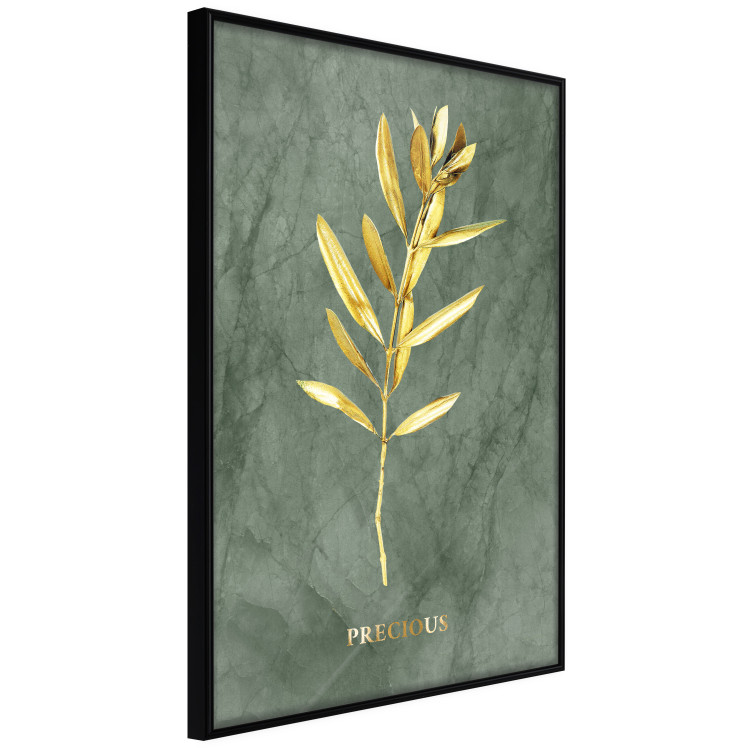 Wall Poster Original Plant - Fragment of an Olive Tree on a Marble Background 148906 additionalImage 7
