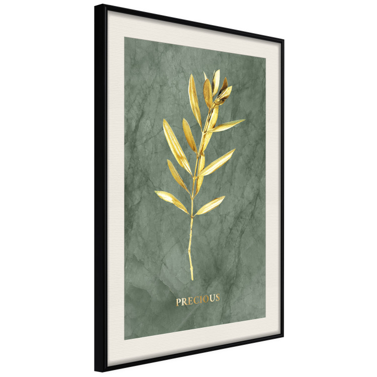 Wall Poster Original Plant - Fragment of an Olive Tree on a Marble Background 148906 additionalImage 8
