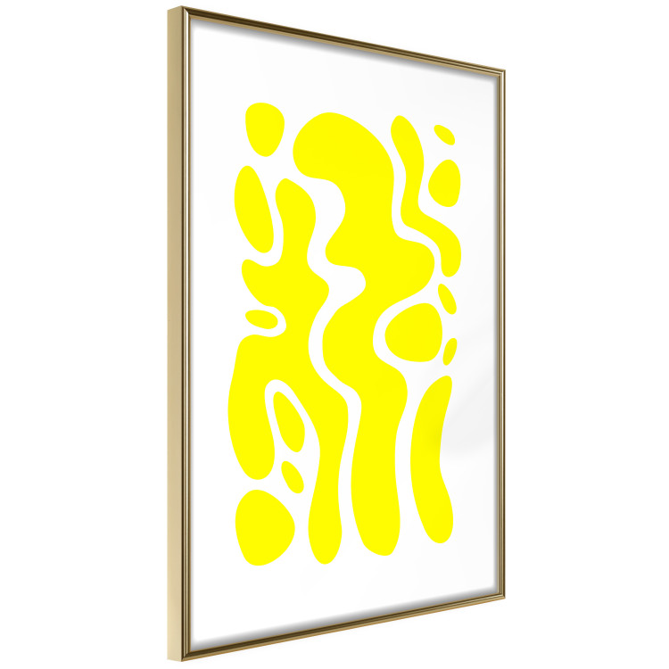 Poster Geometric Abstraction - Light Yellow Spherical Shapes and Forms 149706 additionalImage 9