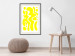 Poster Geometric Abstraction - Light Yellow Spherical Shapes and Forms 149706 additionalThumb 17
