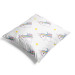 Decorative Velor Pillow Unicorns and Stars - Animals With Rainbow Manes on a White Background 151306 additionalThumb 2