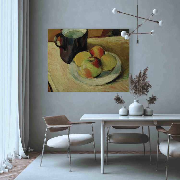 Art Reproduction Milchkrug und Äpfel auf Teller 152506 additionalImage 3