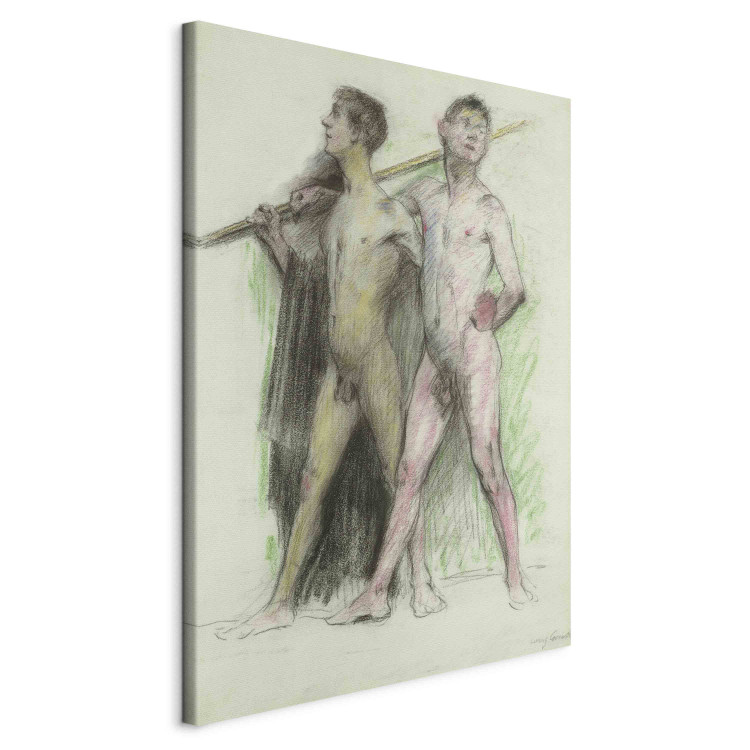 Art Reproduction Study of two male figures 155206 additionalImage 2