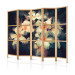 Room Divider Luminous Bouquet - Bright Flowers on a Dark Background II [Room Dividers] 159806 additionalThumb 5