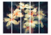 Room Divider Luminous Bouquet - Bright Flowers on a Dark Background II [Room Dividers] 159806 additionalThumb 3