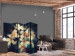 Room Divider Luminous Bouquet - Bright Flowers on a Dark Background II [Room Dividers] 159806 additionalThumb 4