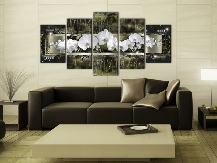 Canvas The dream of white orchids 55506 additionalImage 3