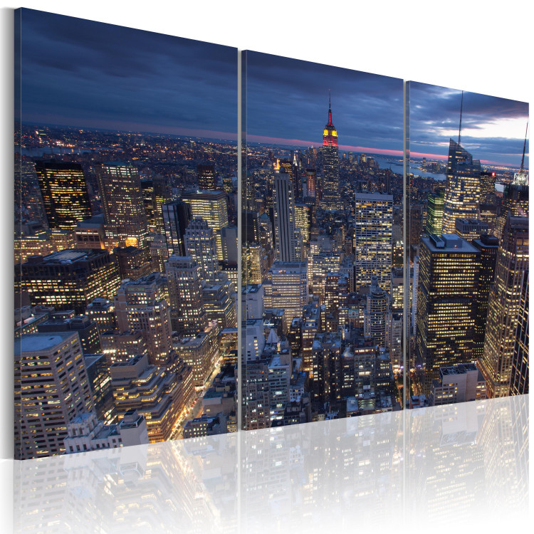 Canvas Art Print View from the top - NYC 58306 additionalImage 2