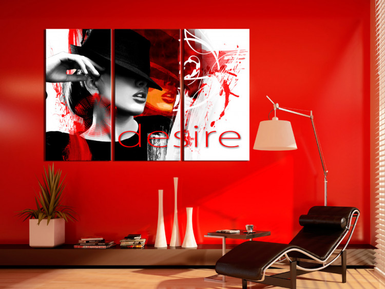 Canvas Art Print Fire of desire 58906 additionalImage 3