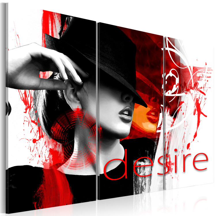 Canvas Art Print Fire of desire 58906 additionalImage 2