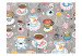 Photo Wallpaper Cups 60206 additionalThumb 1
