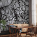 Wall Mural Black and White Retro Vibe - Background in the Form of Fancy Ornaments 60806 additionalThumb 4