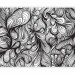 Wall Mural Black and White Retro Vibe - Background in the Form of Fancy Ornaments 60806 additionalThumb 1