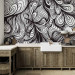 Wall Mural Black and White Retro Vibe - Background in the Form of Fancy Ornaments 60806 additionalThumb 6
