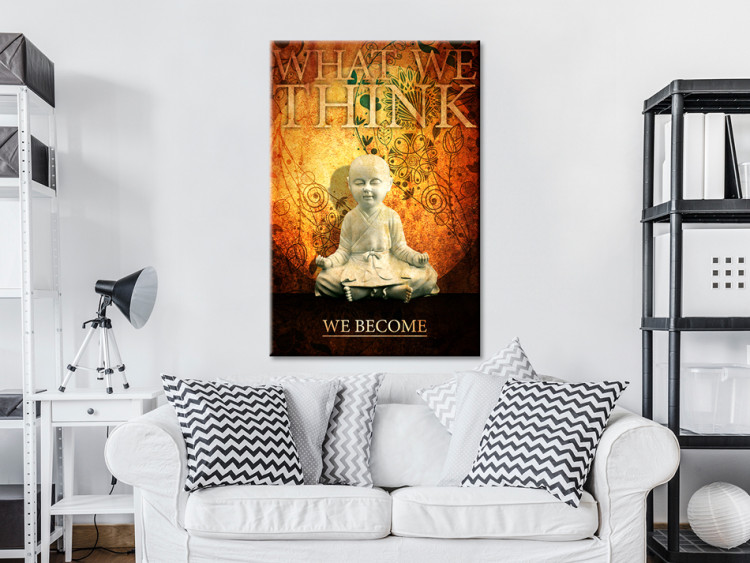 Canvas Print What we think, we become 64606 additionalImage 3