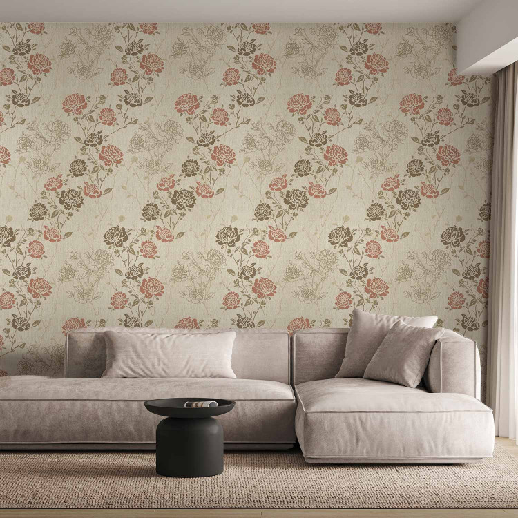 Modern Wallpaper Rose garden 89306