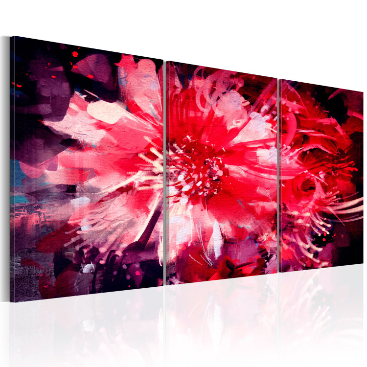 Canvas Crimson Flowers 90006 additionalImage 2