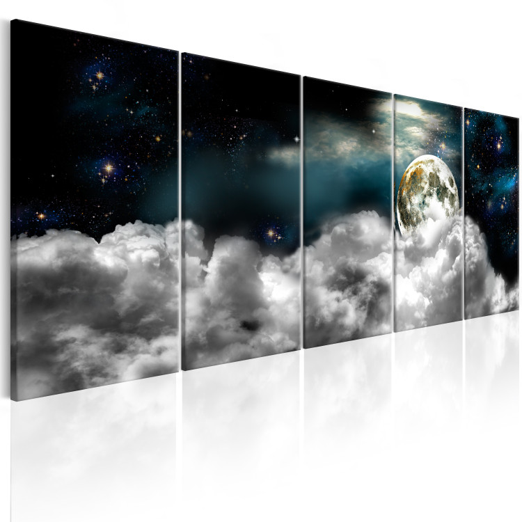 Canvas Art Print Moon in the Clouds I 106716 additionalImage 2
