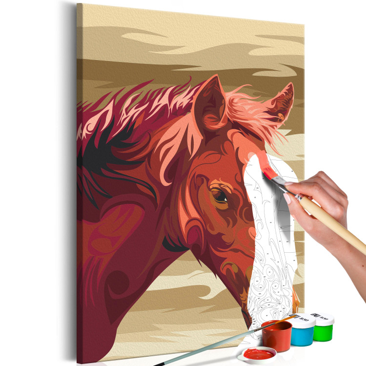 Paint by Number Kit Horse Portrait 107516 additionalImage 3