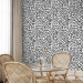 Modern Wallpaper Black and White Maze 108316 additionalThumb 9