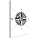 Canvas Pages of the World (1-part) - Graphic Design in Black and White 114616 additionalThumb 2