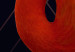 Poster Flamingo Solo - composition with an orange bird on a geometric background 115316 additionalThumb 8