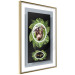 Wall Poster Sloth - brown mammal and tropical green leaves on a black background 116316 additionalThumb 7