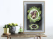 Wall Poster Sloth - brown mammal and tropical green leaves on a black background 116316 additionalThumb 12