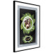 Wall Poster Sloth - brown mammal and tropical green leaves on a black background 116316 additionalThumb 6