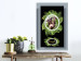 Wall Poster Sloth - brown mammal and tropical green leaves on a black background 116316 additionalThumb 17