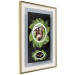 Wall Poster Sloth - brown mammal and tropical green leaves on a black background 116316 additionalThumb 3
